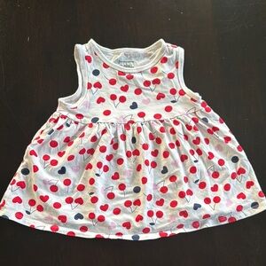 First Impressions Red and White Cherry Dress